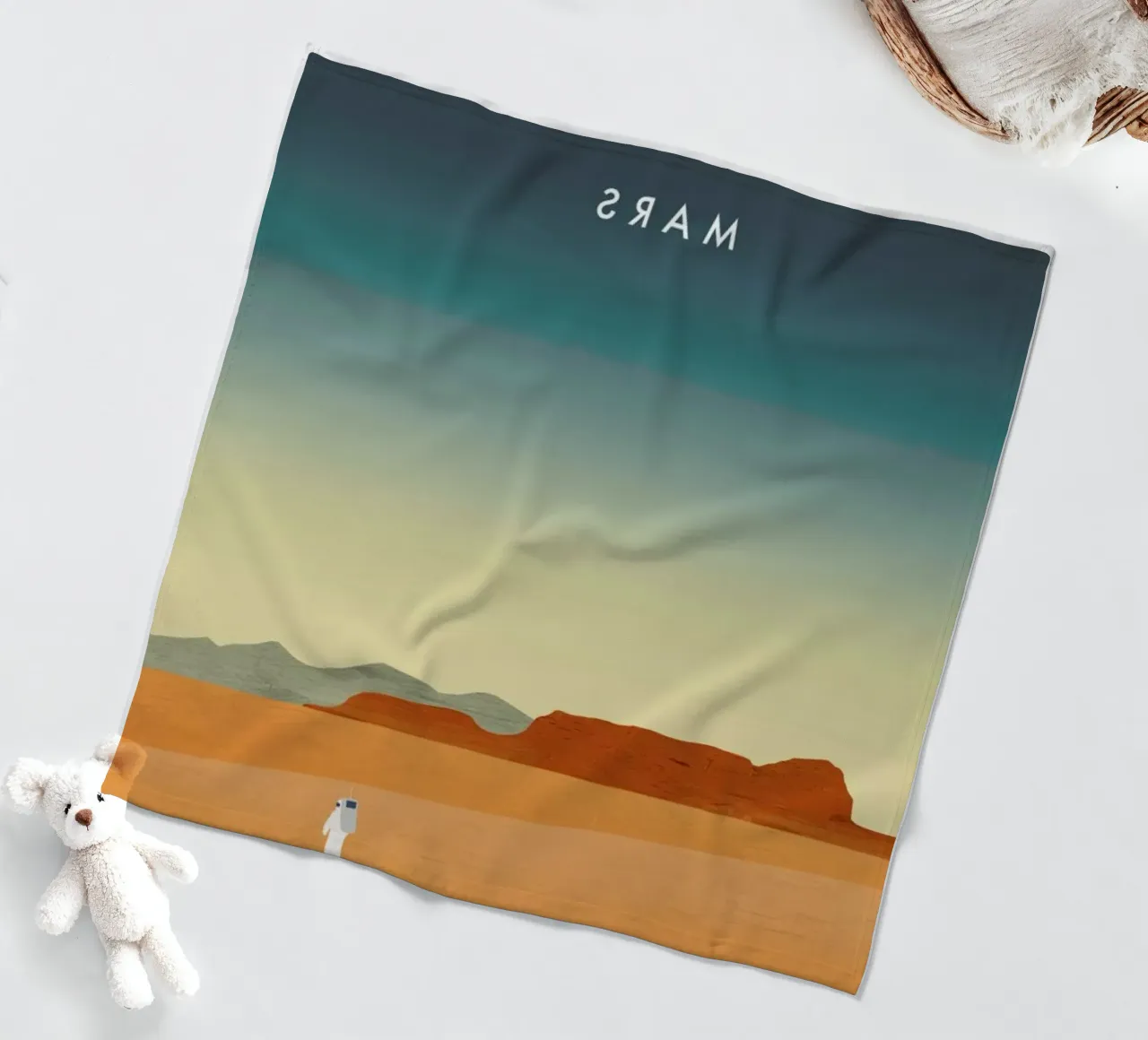 Mars fleece blanket by Katinka Reinke