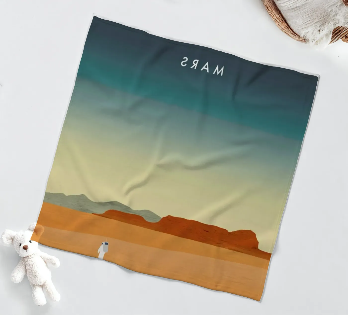 Mars plaid polaire de Katinka Reinke