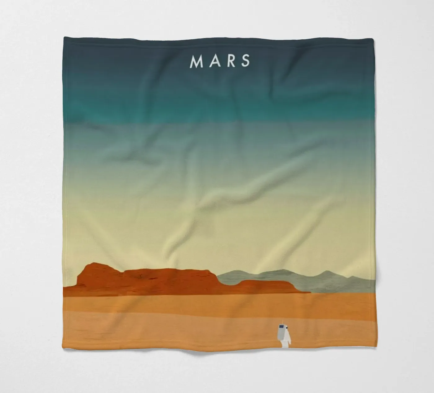 Mars plaid polaire de Katinka Reinke