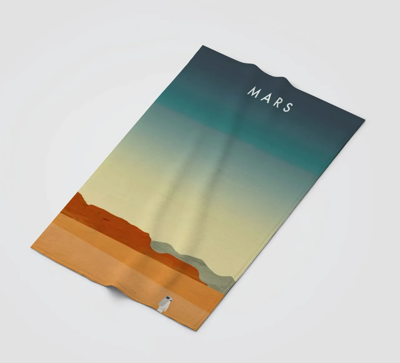 Mars fleece blanket by Katinka Reinke