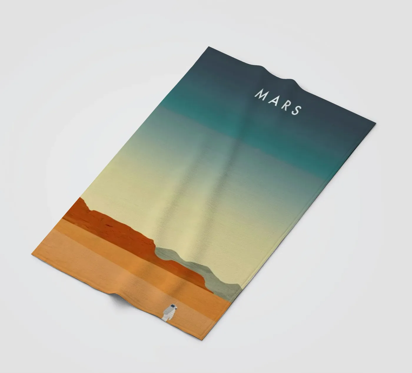 Mars plaid polaire de Katinka Reinke