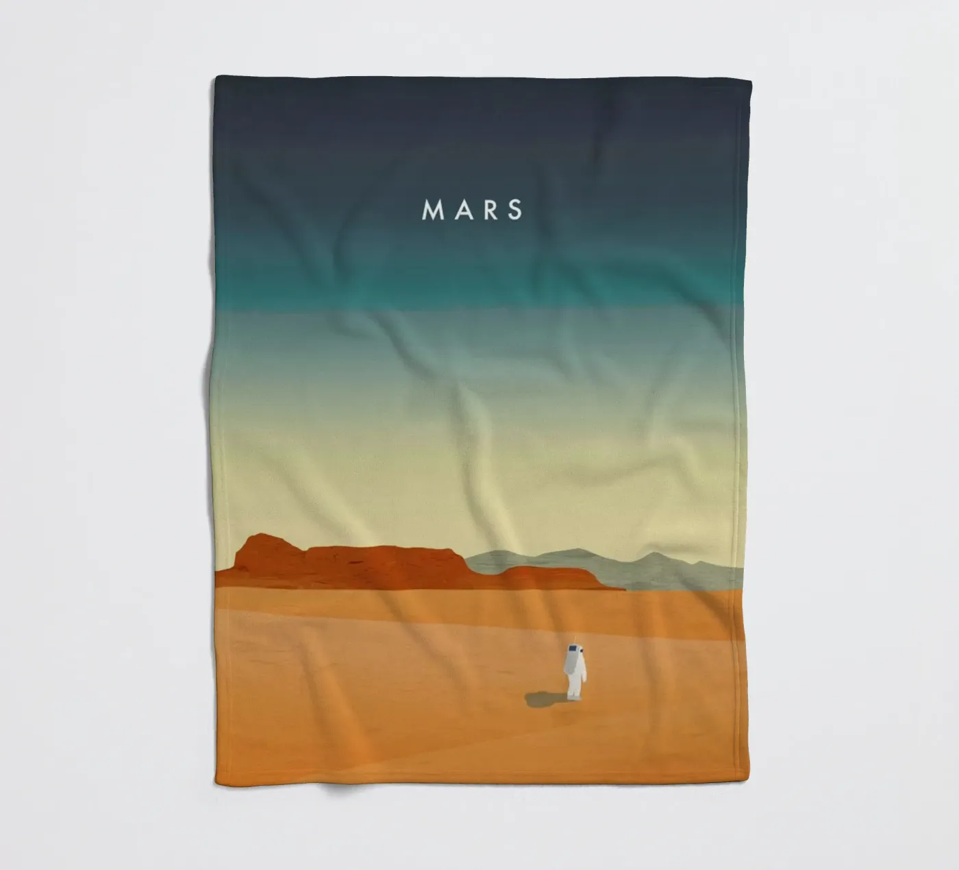 Mars plaid polaire de Katinka Reinke