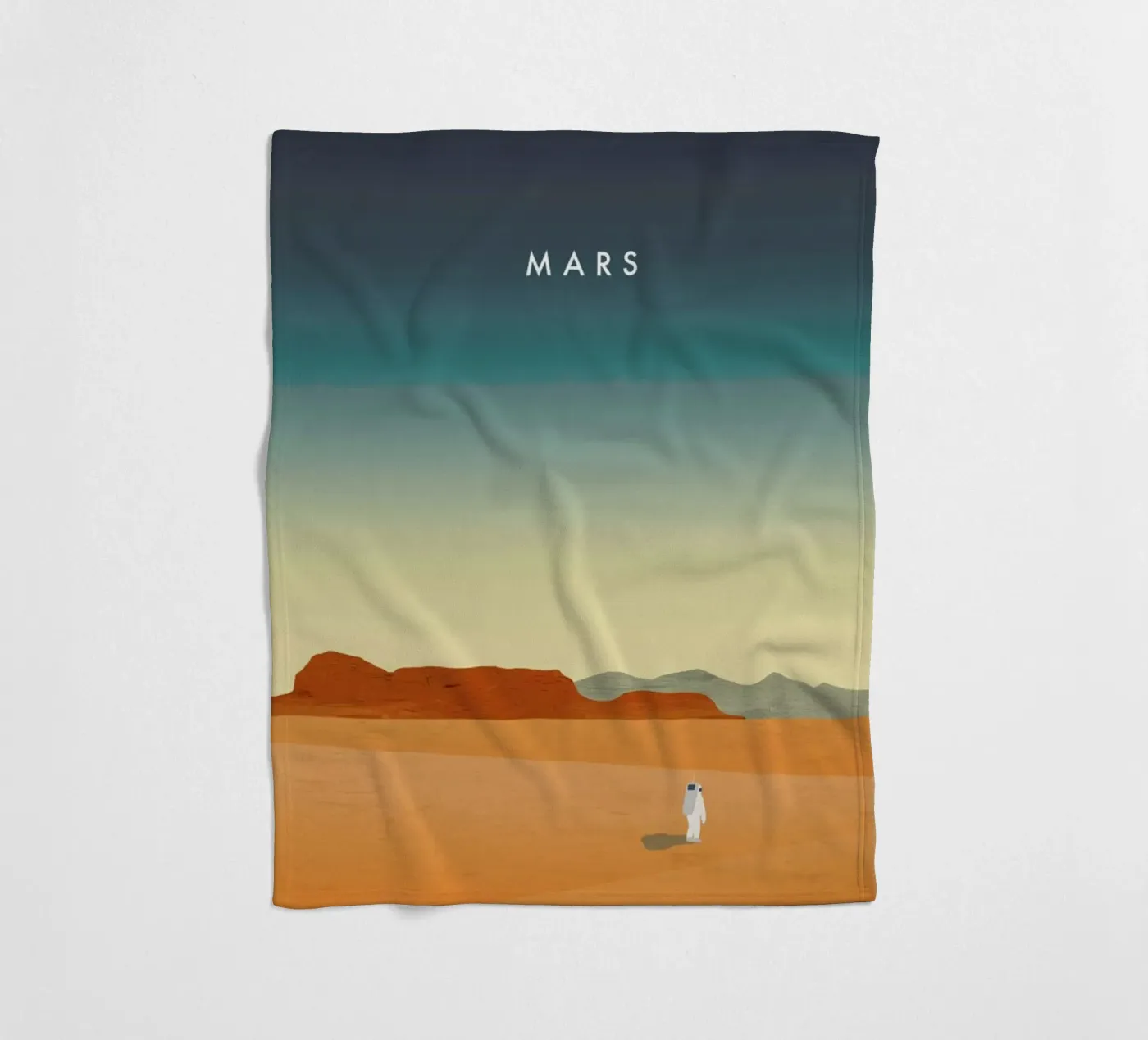 Mars plaid polaire de Katinka Reinke