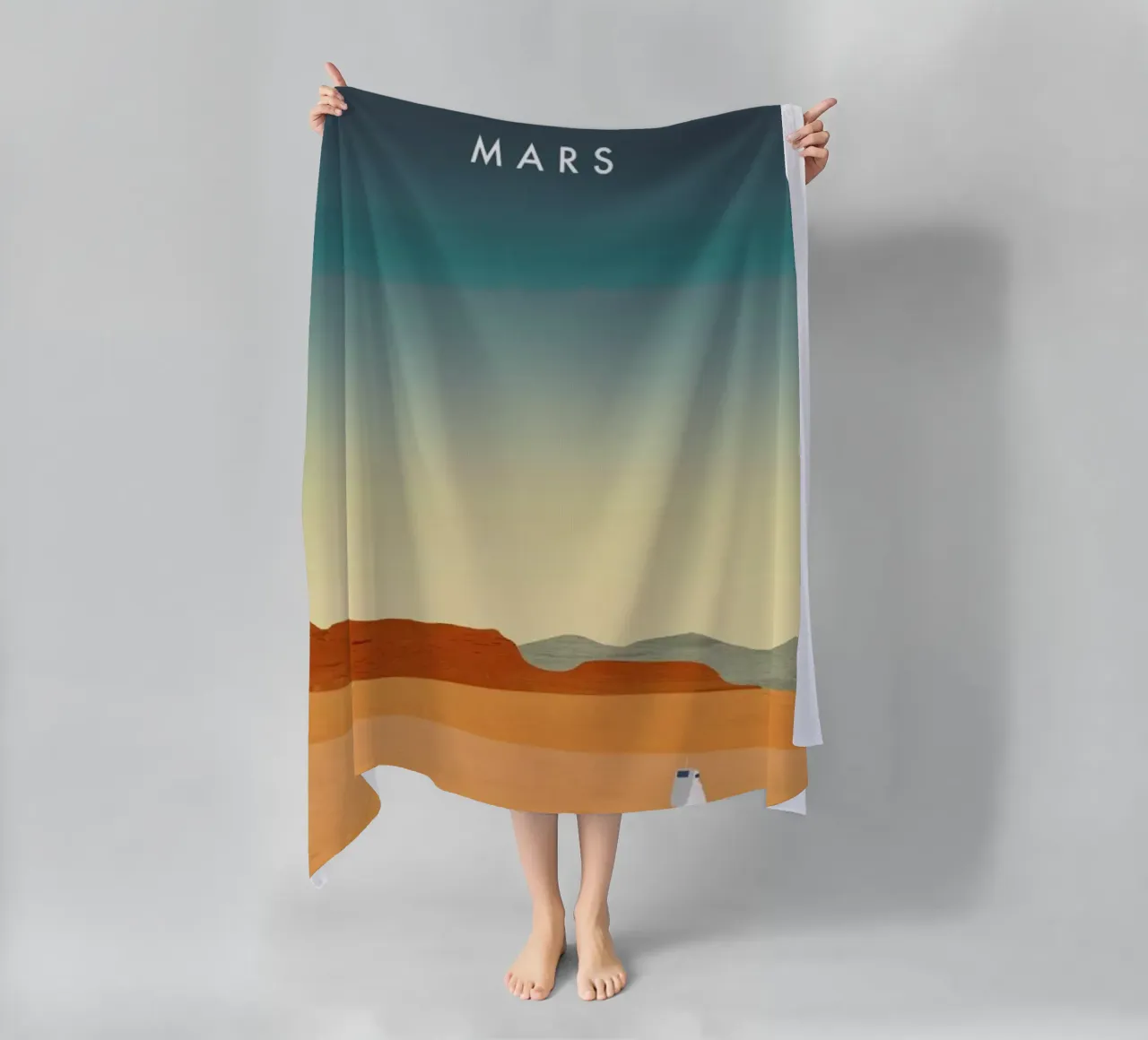 Mars toalla de playa de Katinka Reinke
