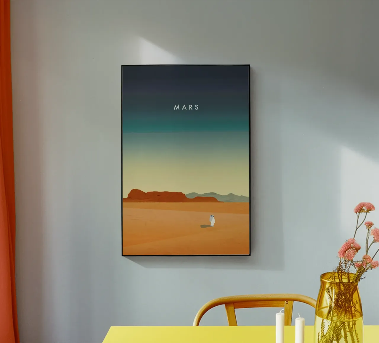 Mars plexiglass da Katinka Reinke