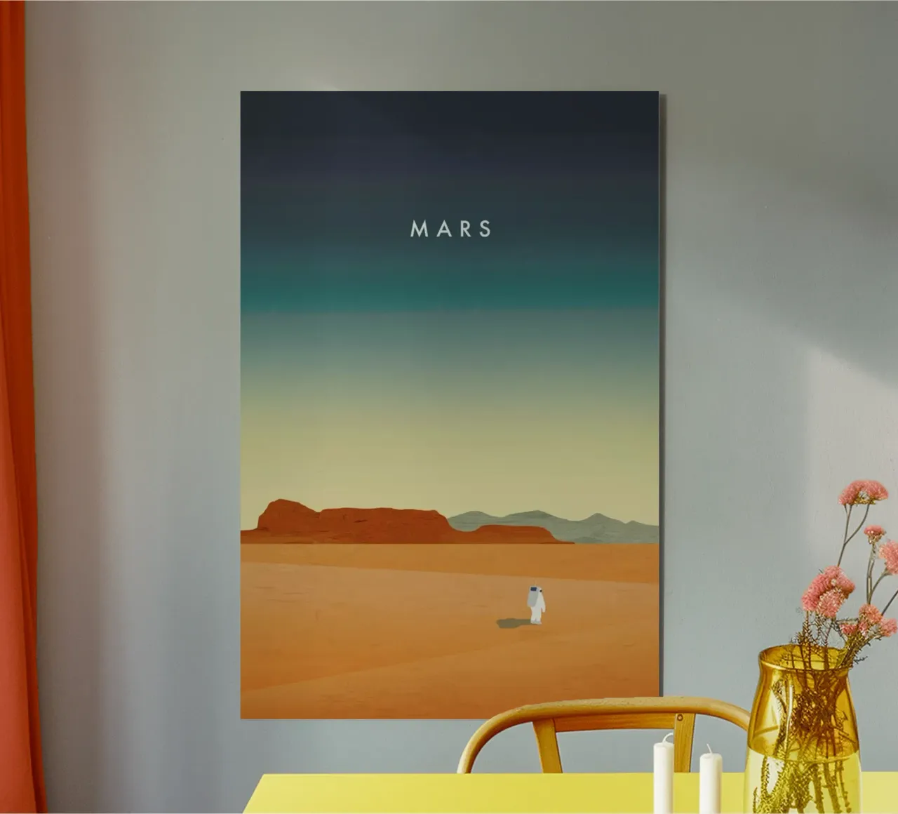 Mars forex plate by Katinka Reinke