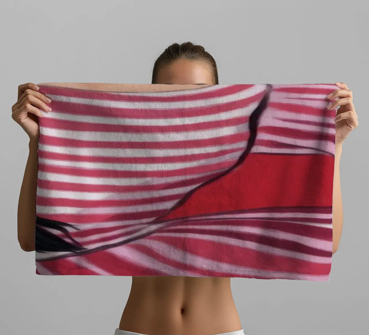 Flusso estroso a righe asciugamano da bagno da Color Oblivion