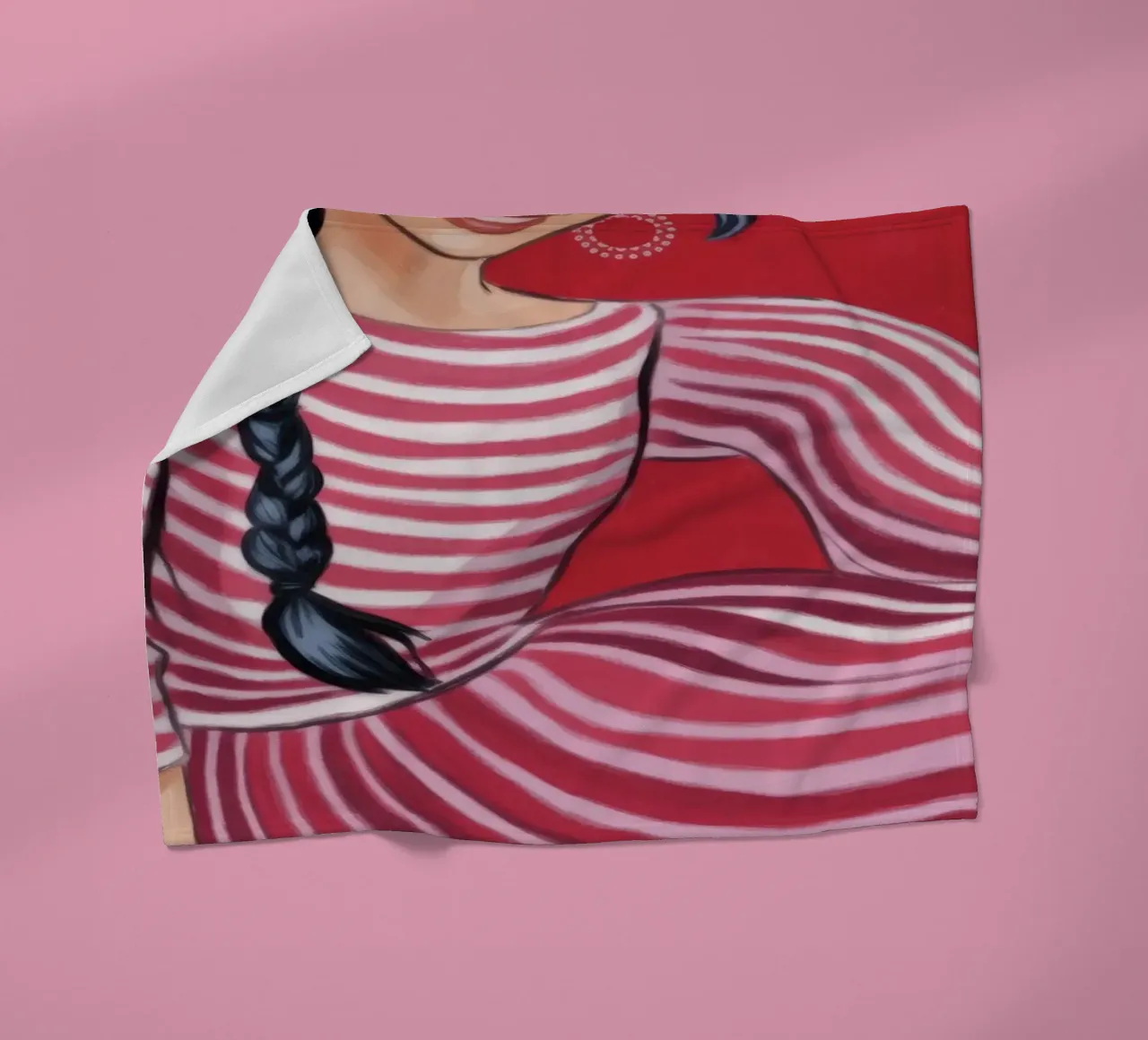 Flusso estroso a righe coperta in pile da Color Oblivion