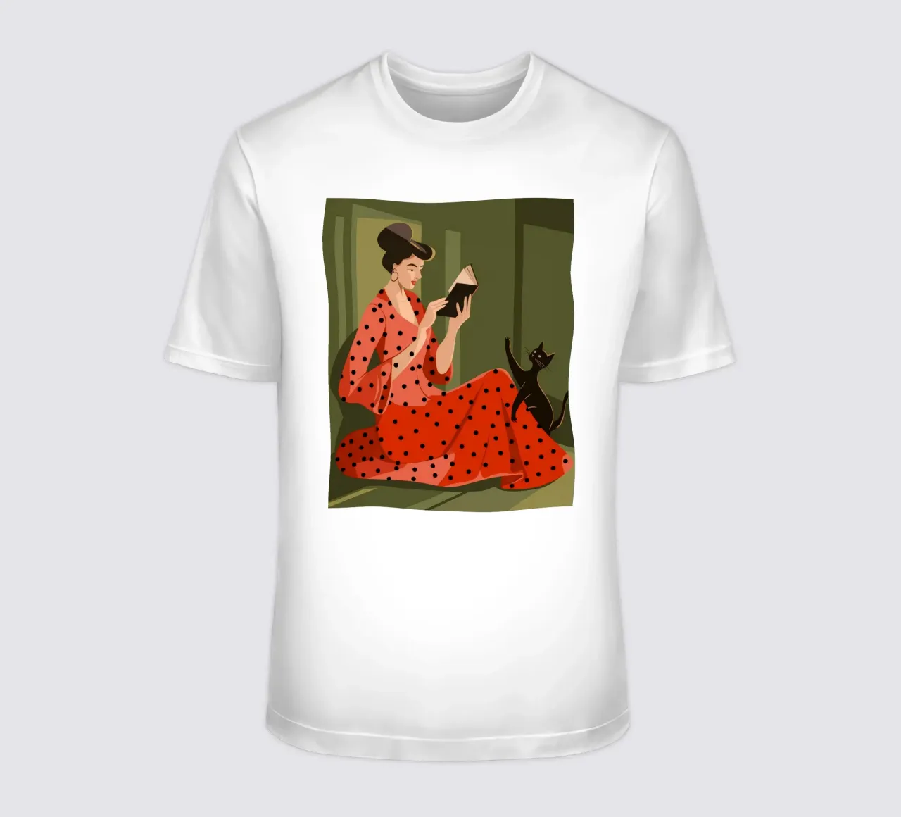 Momento di lettura accogliente t-shirt da Color Oblivion