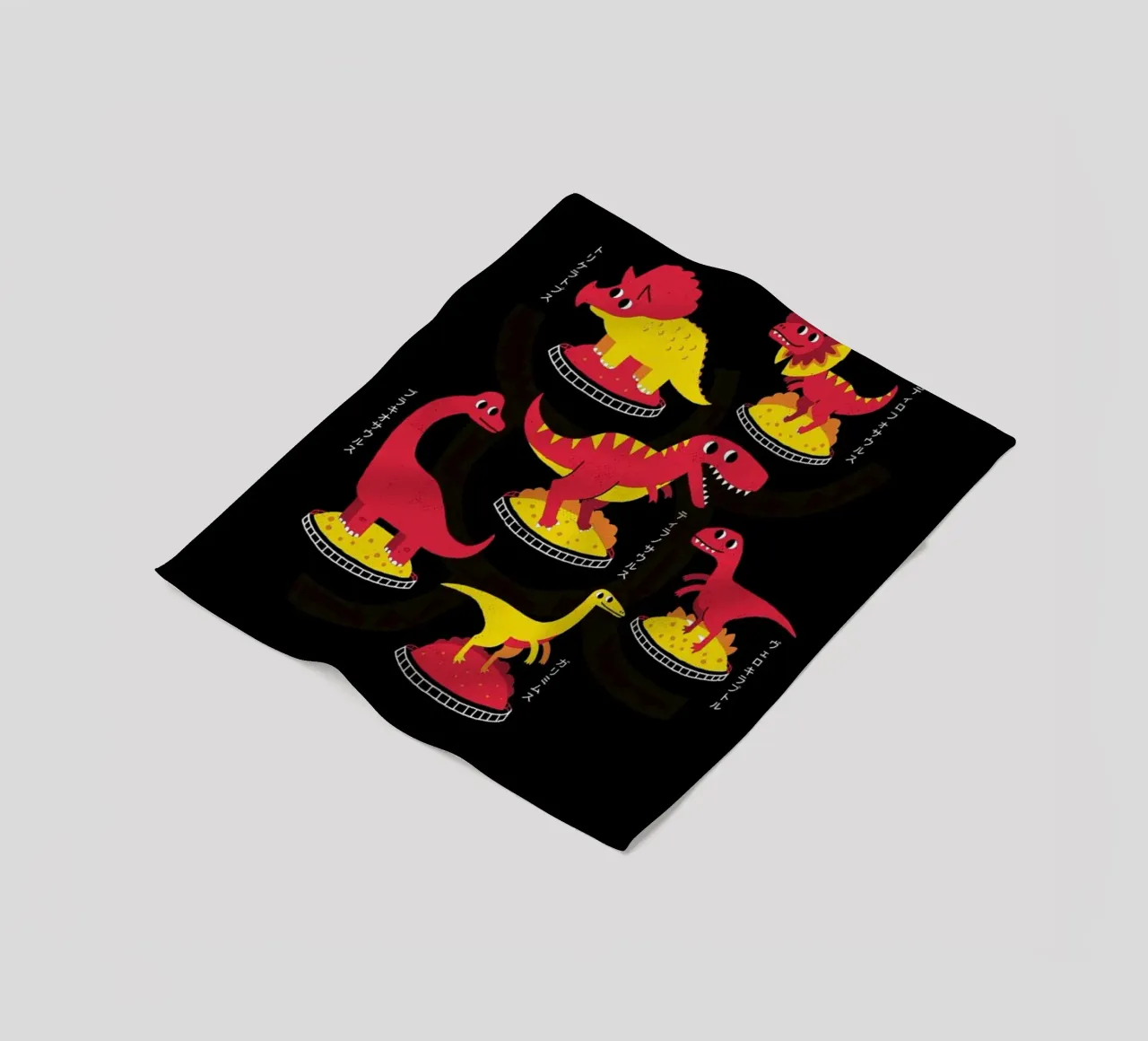 Jurassic Trail fleece blanket by DinoMike