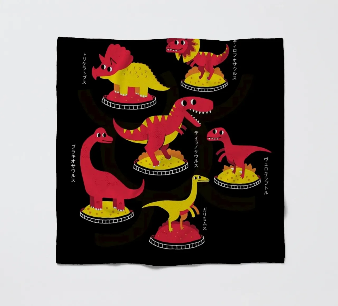 Jurassic Trail fleece blanket by DinoMike