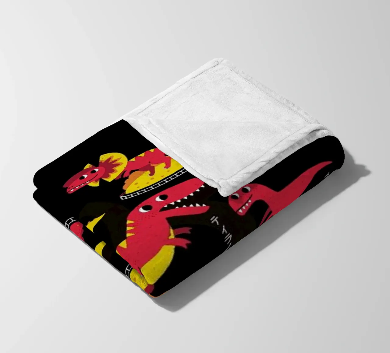 Jurassic Trail fleece blanket by DinoMike