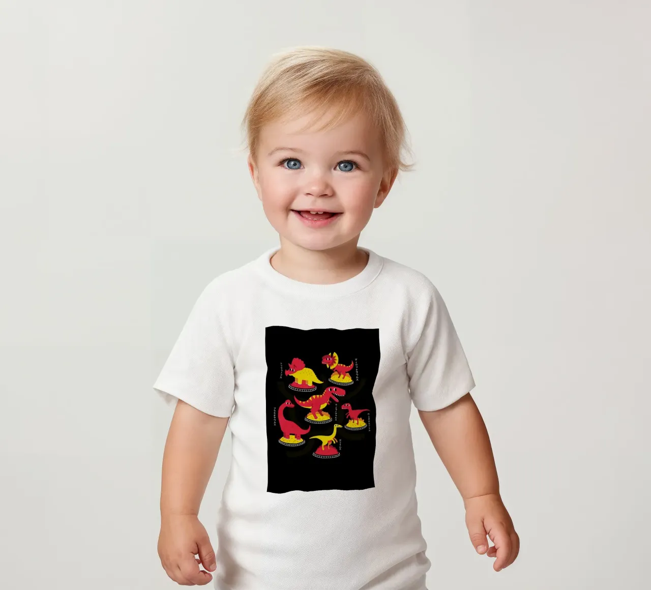 Jurassic Trail baby t-shirt by DinoMike