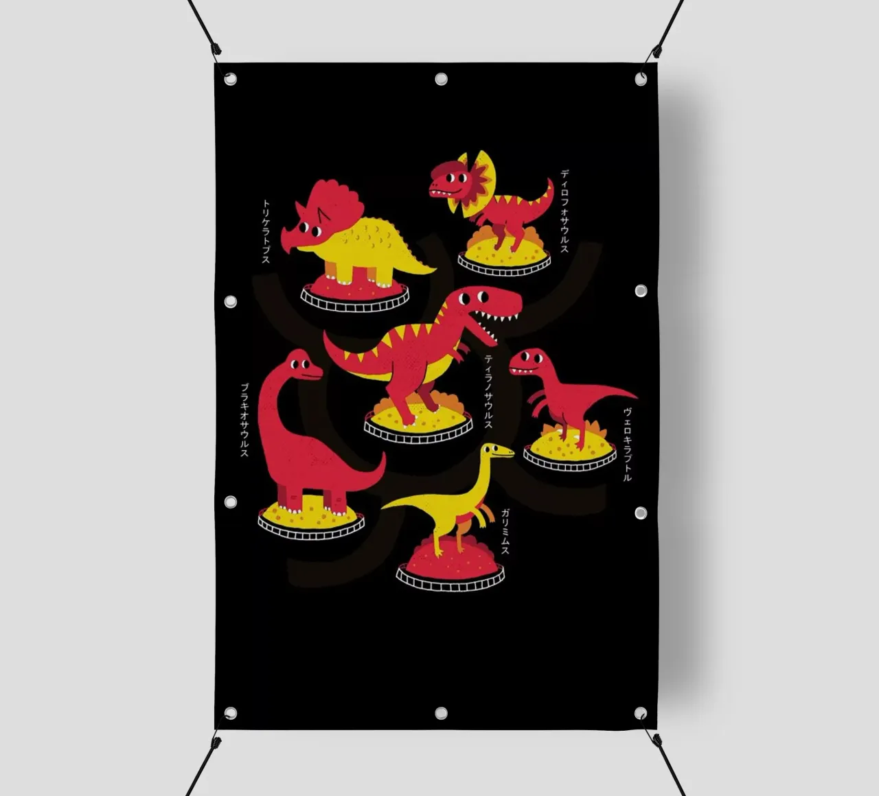 Jurassic Trail telo in pvc da DinoMike