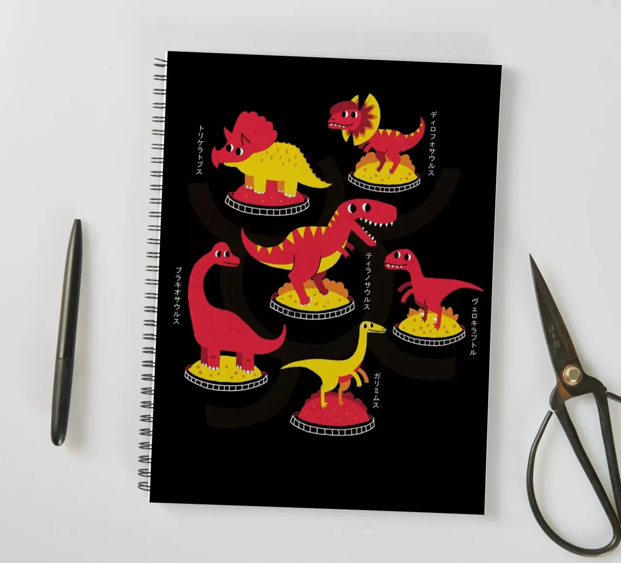 Jurassic Trail spiral notebook by DinoMike