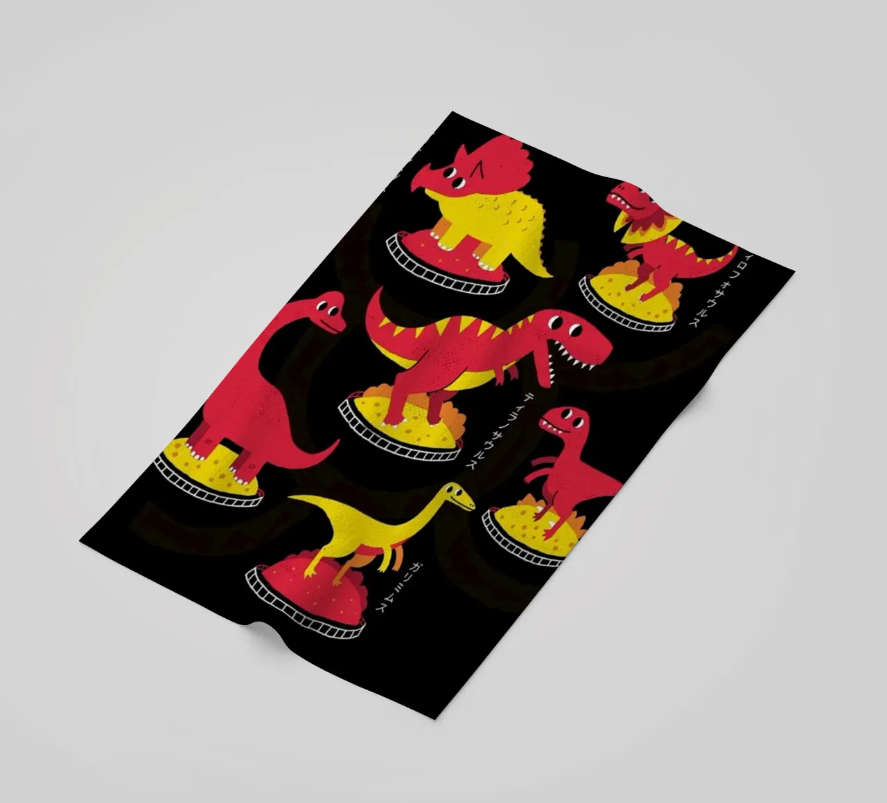 Jurassic Trail beach towel by DinoMike