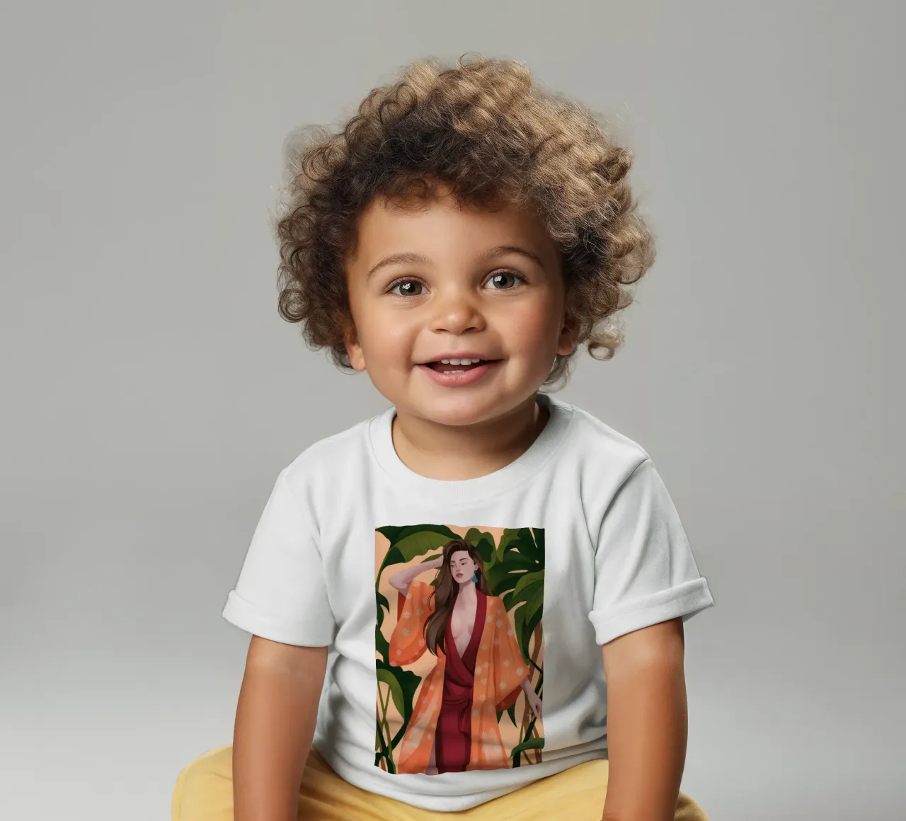 Tropische ontspanning baby t-shirt van Color Oblivion