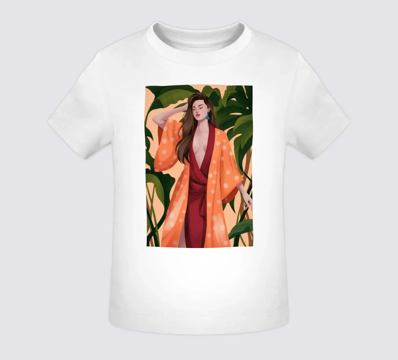 Tropische ontspanning baby t-shirt van Color Oblivion