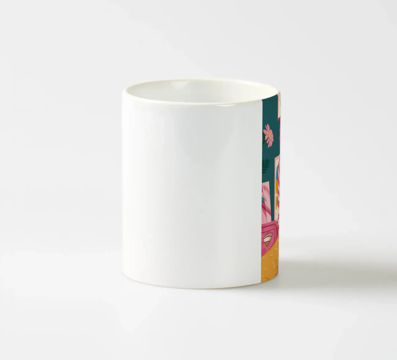 Espressione artistica vibrante tazza in ceramica da Color Oblivion
