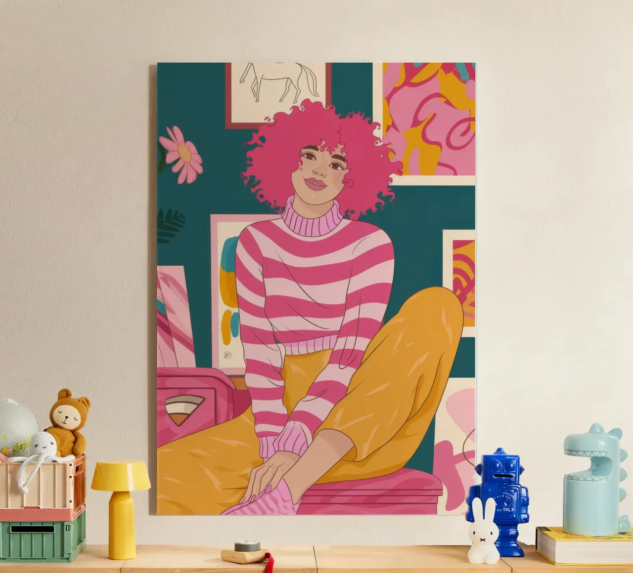 Espressione artistica vibrante plexiglass da Color Oblivion