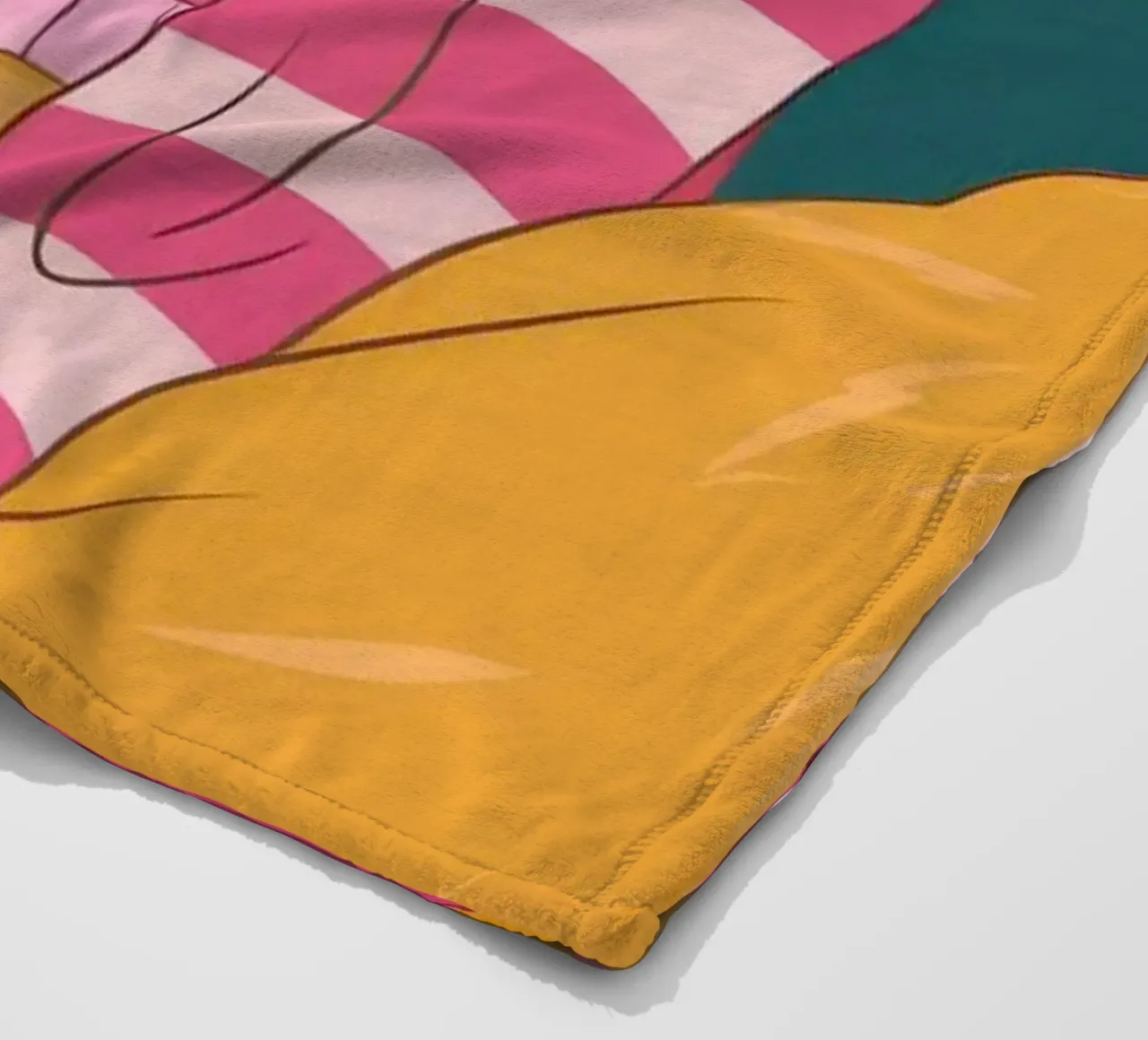 Vibrant Artistic Expression fleece blanket by Color Oblivion