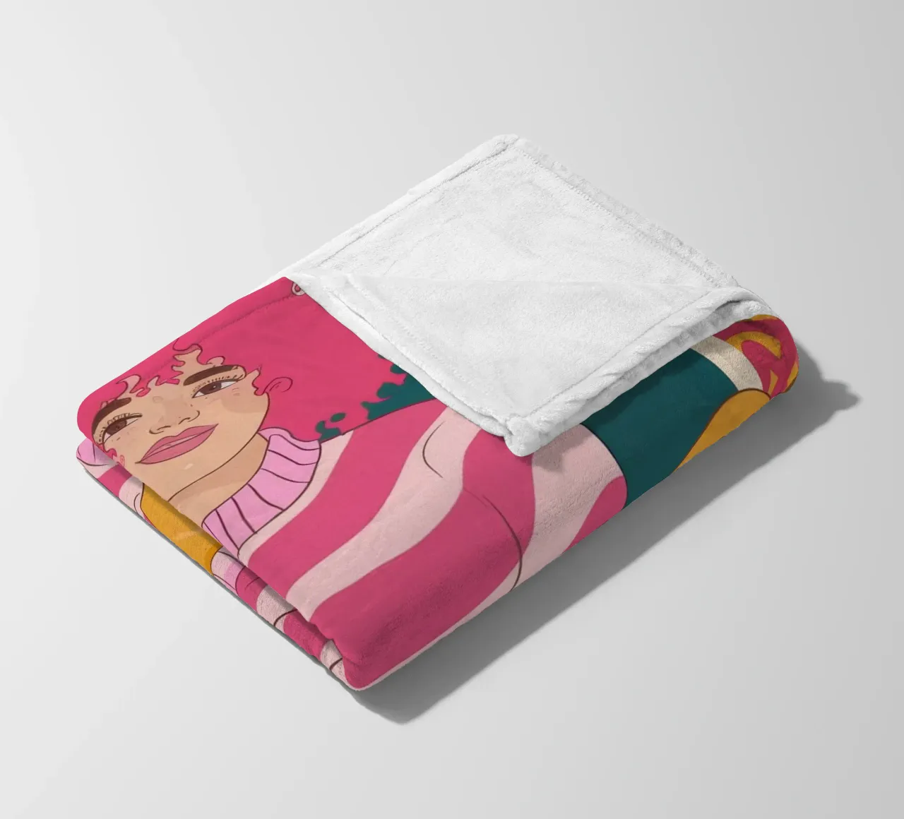 Vibrant Artistic Expression fleece blanket by Color Oblivion