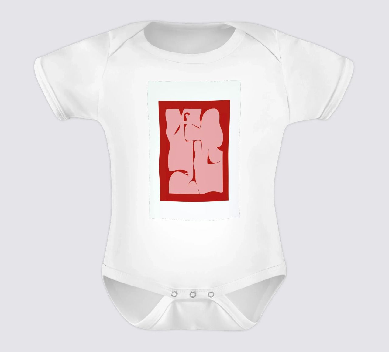Abstract babyrompertje korte mouwen van Nordic Creators