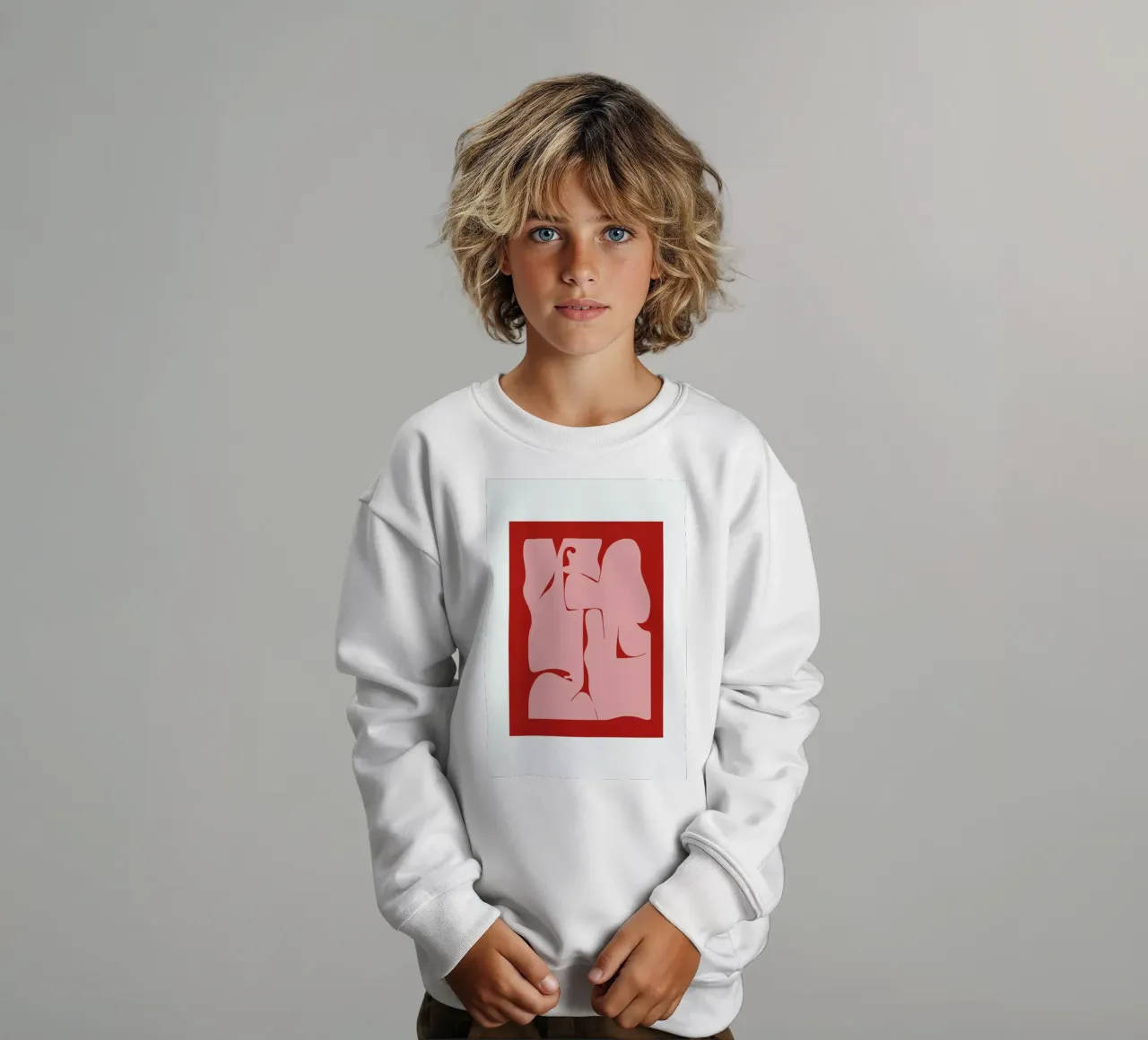 Abstract kids sweatshirt by Nordic Creators