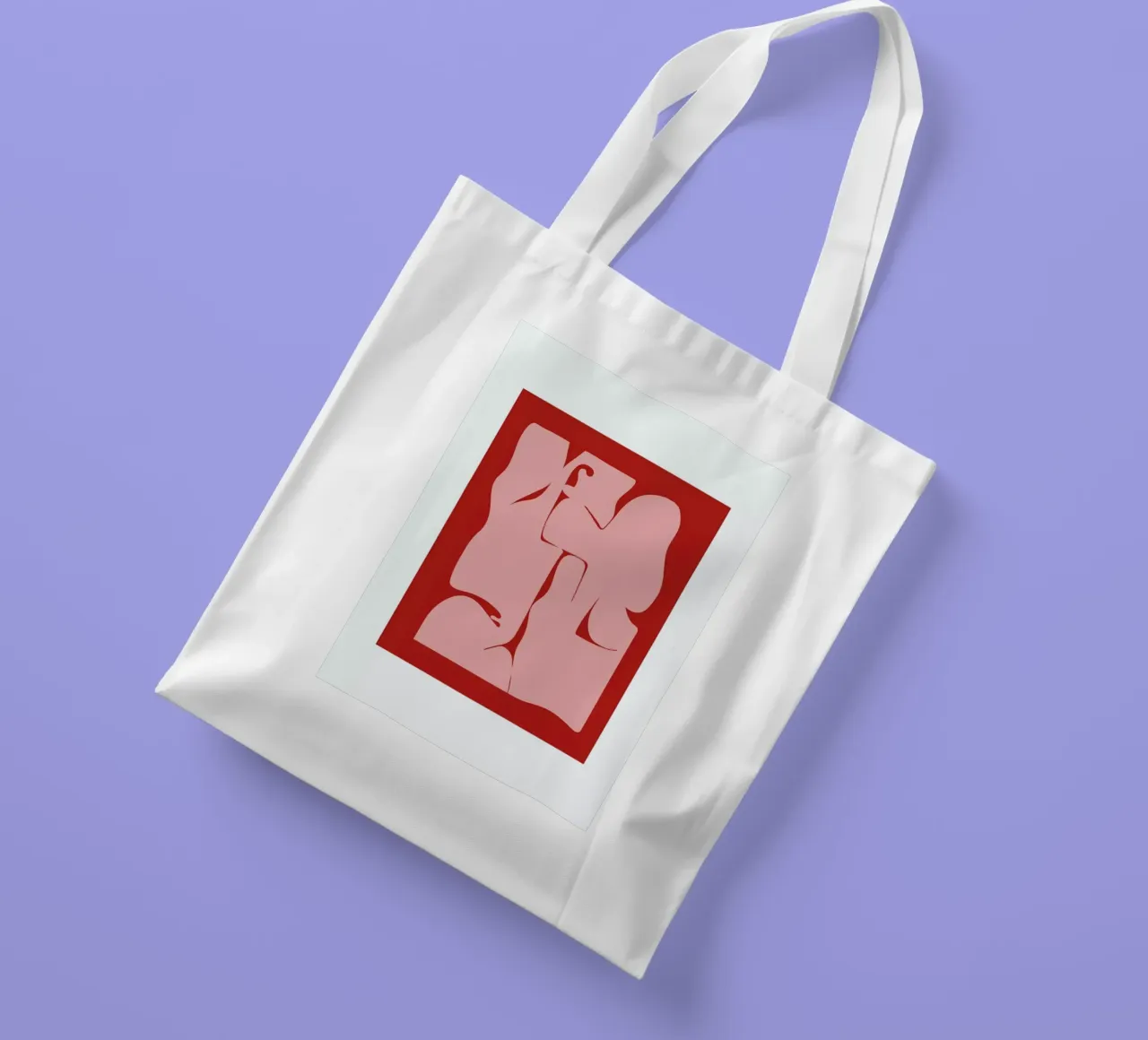 Abstract borsa in juta da Nordic Creators
