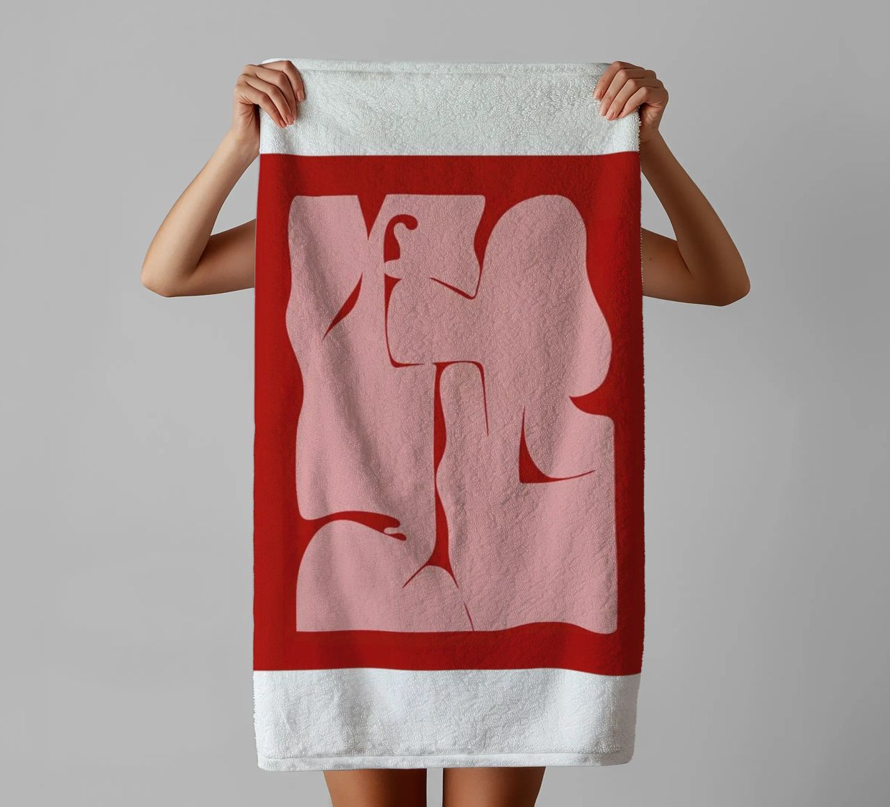 Abstract towel by Nordic Creators