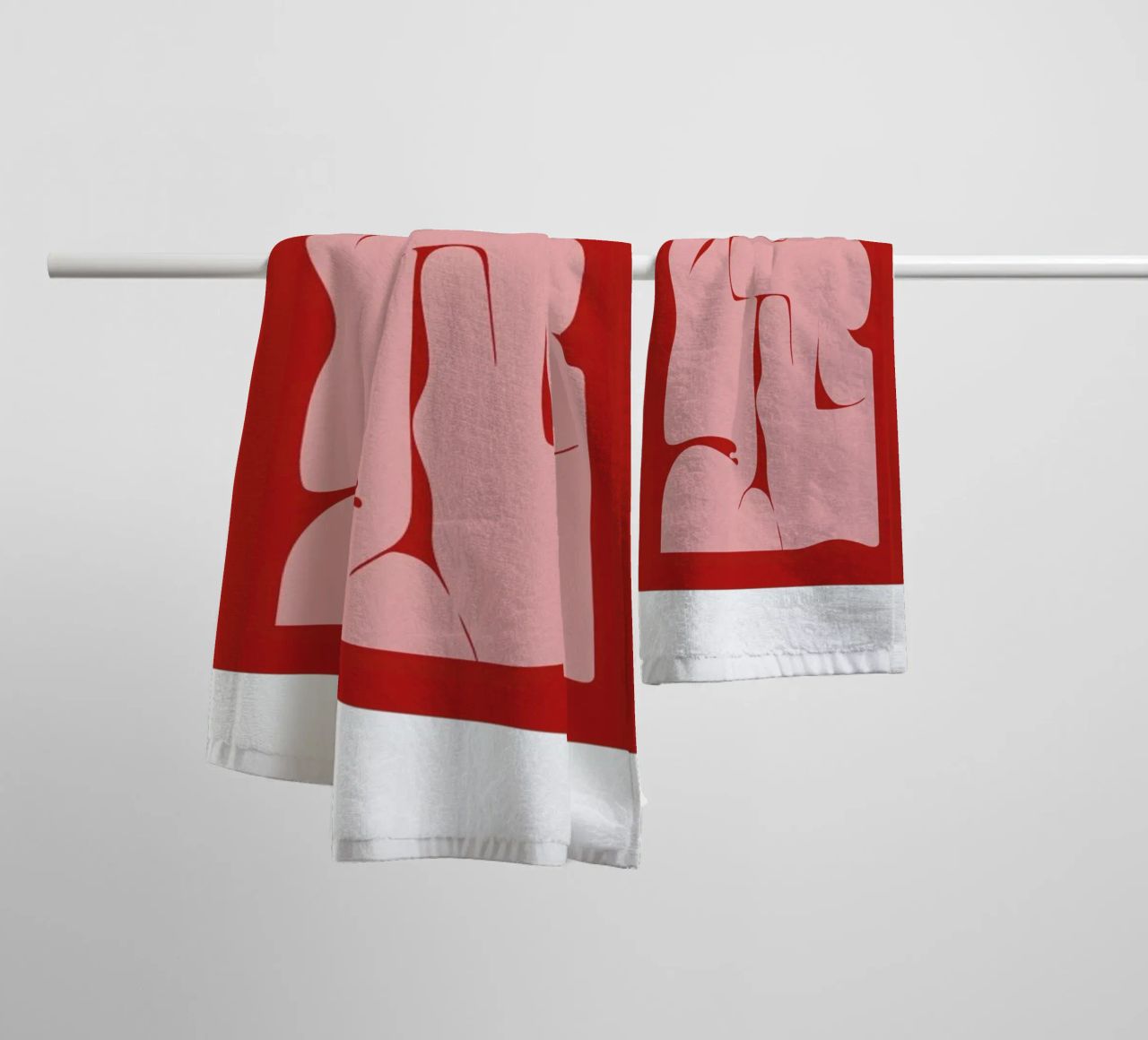 Abstract towel by Nordic Creators