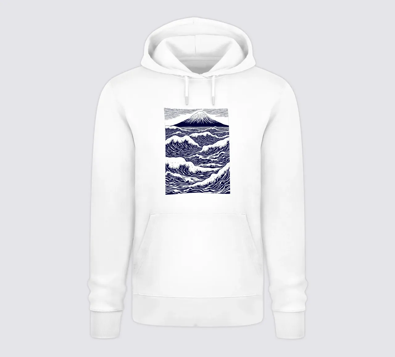 Waves of Time and Eternity felpa con cappuccio da Indigo Rain