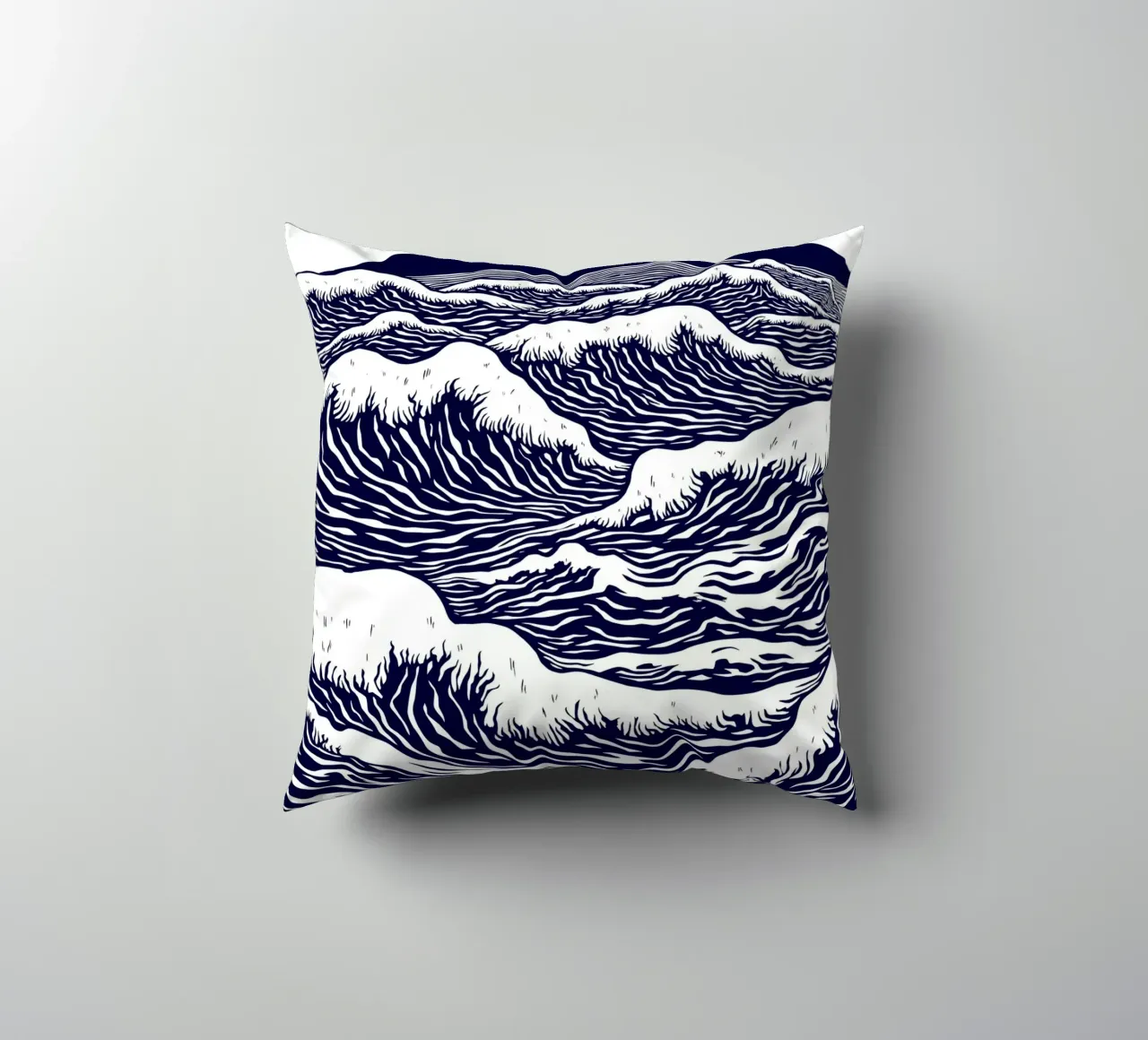 Waves of Time and Eternity cuscino da Indigo Rain