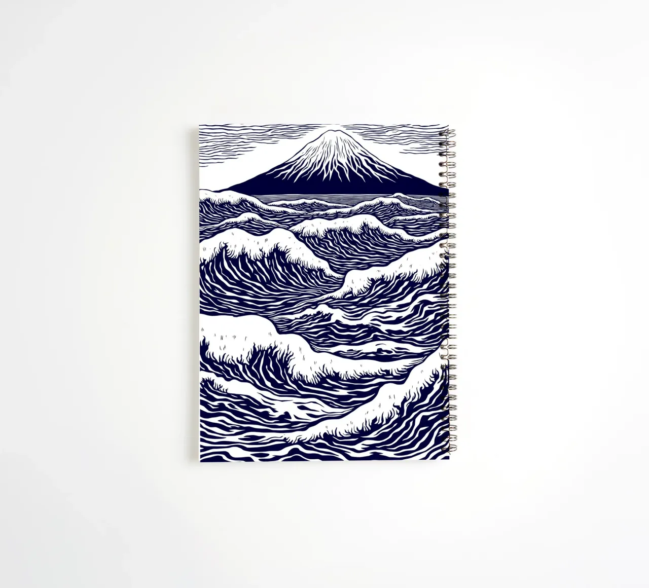 Waves of Time and Eternity spiral notebook by Indigo Rain