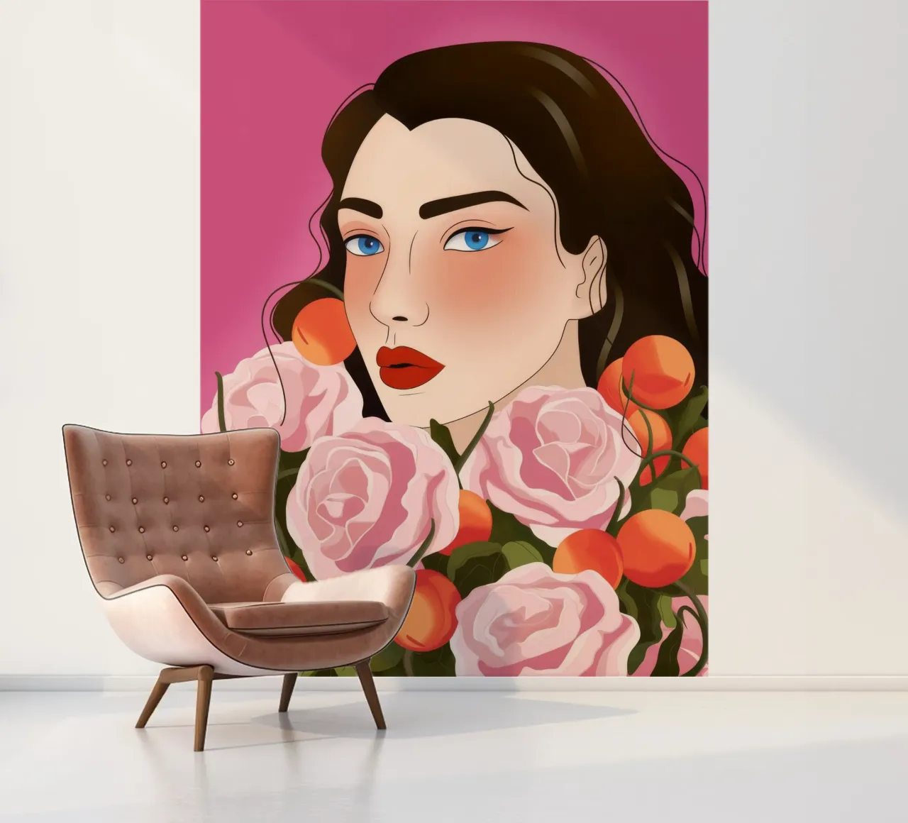 Rose Reflection Harmony photo wallpaper by Color Oblivion