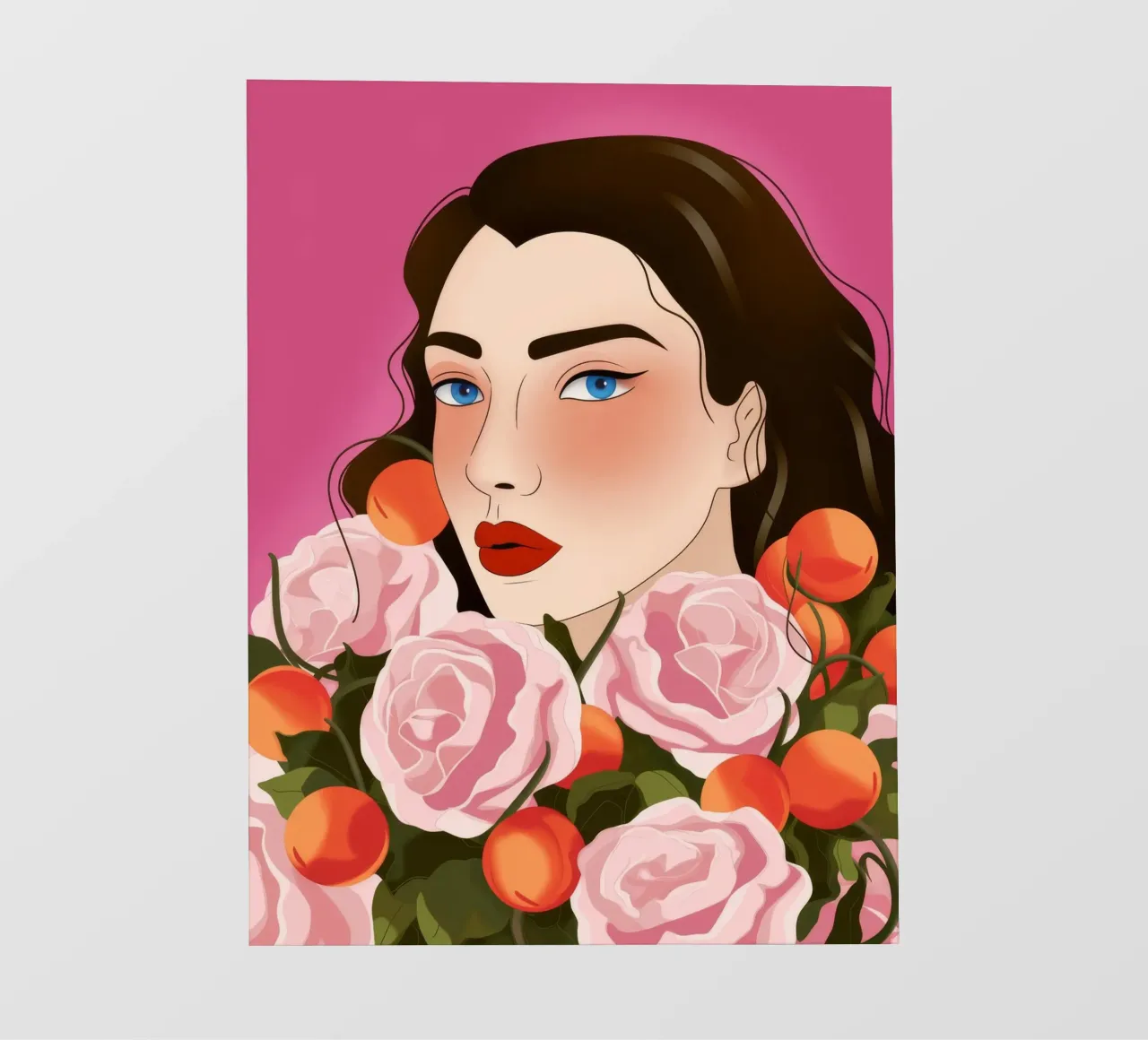 Rose Reflection Harmony photo wallpaper by Color Oblivion