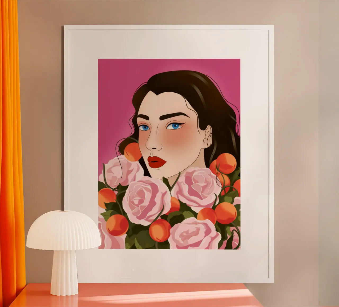 Riflesso di rosa Armonia poster da Color Oblivion