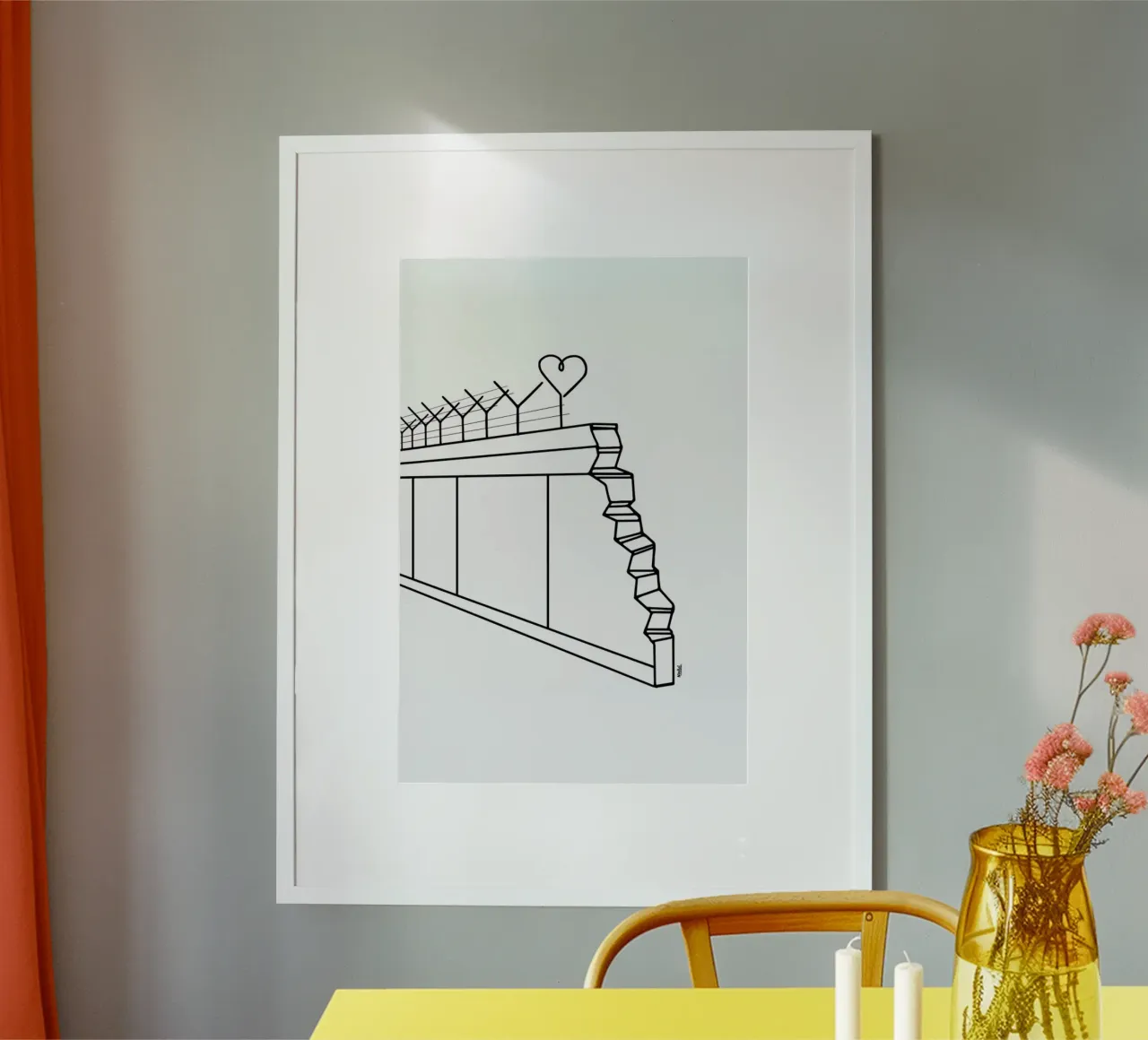 Heart Wall poster da Ninhol