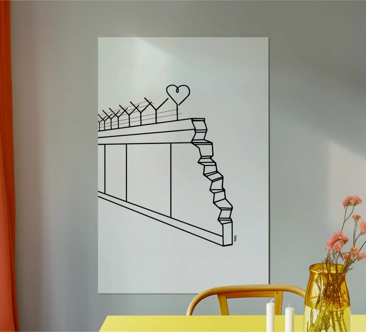 Heart Wall poster da Ninhol