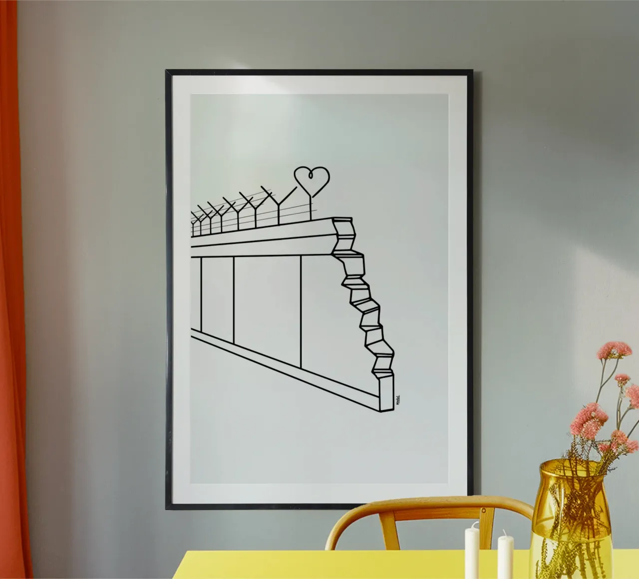 Heart Wall poster da Ninhol