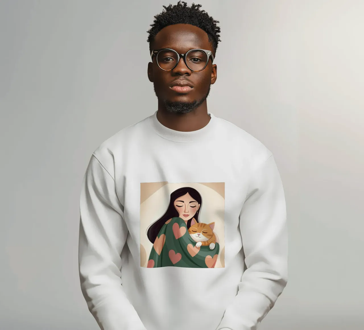 Calore accogliente per i gatti felpa da Color Oblivion