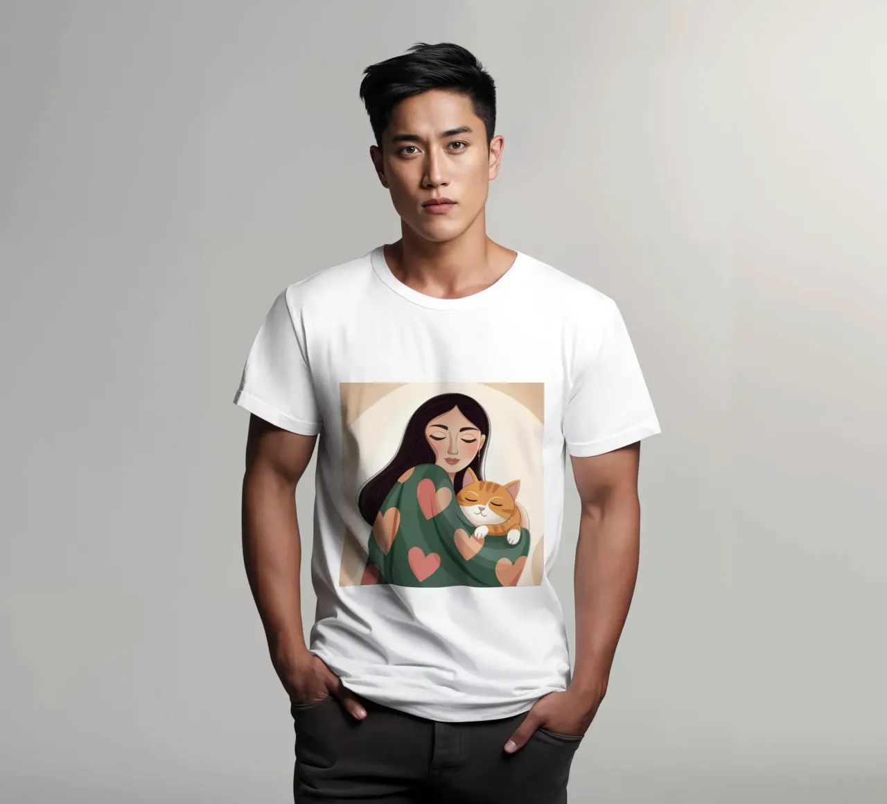 Calore accogliente per i gatti t-shirt da Color Oblivion