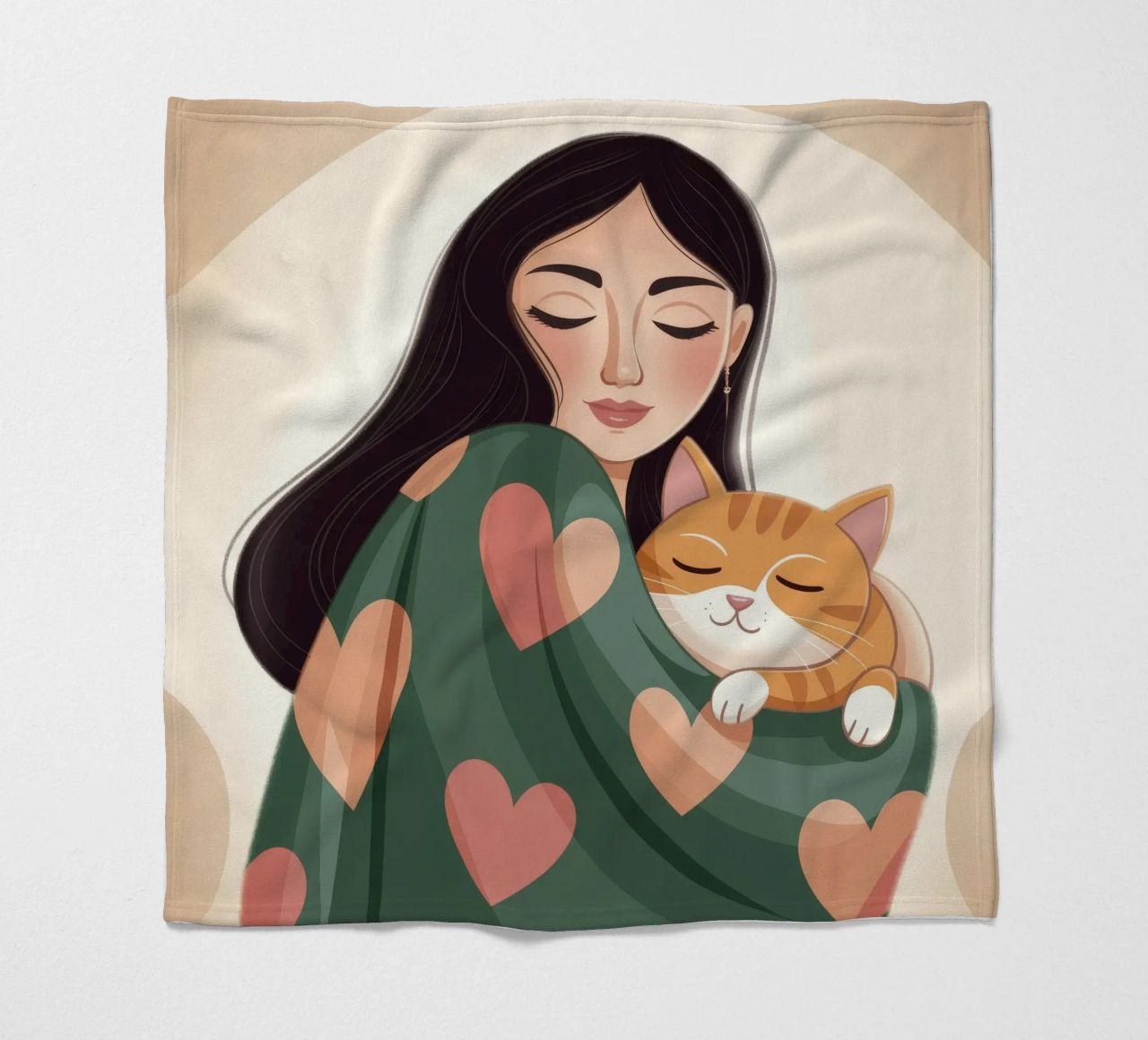 Calore accogliente per i gatti coperta in pile da Color Oblivion