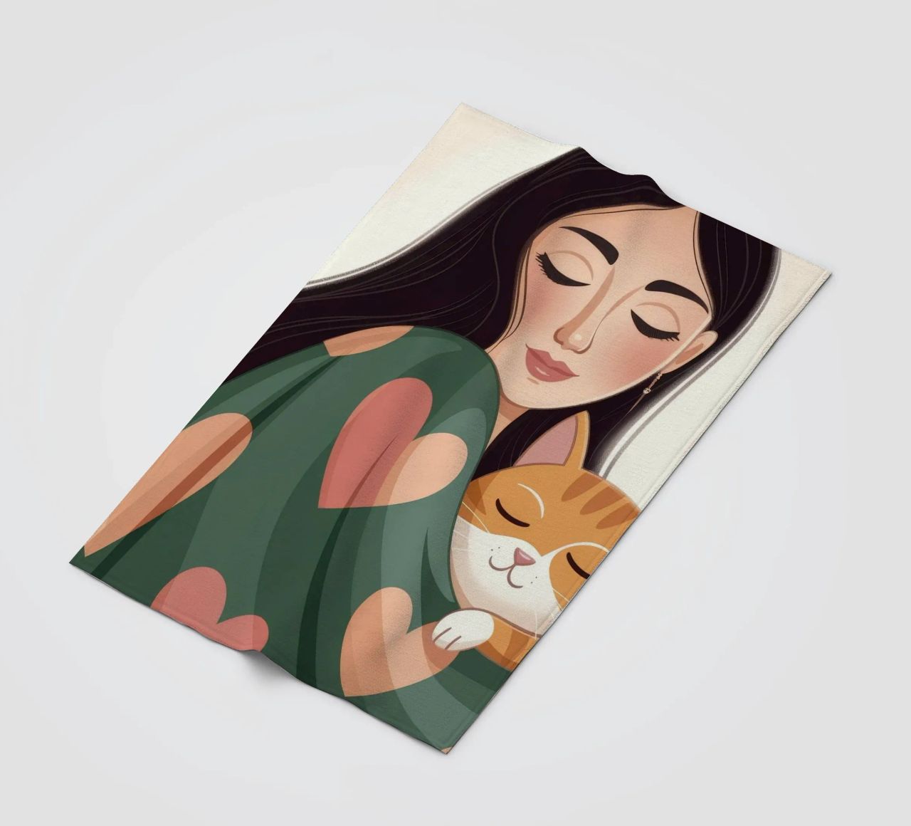 Calore accogliente per i gatti coperta in pile da Color Oblivion