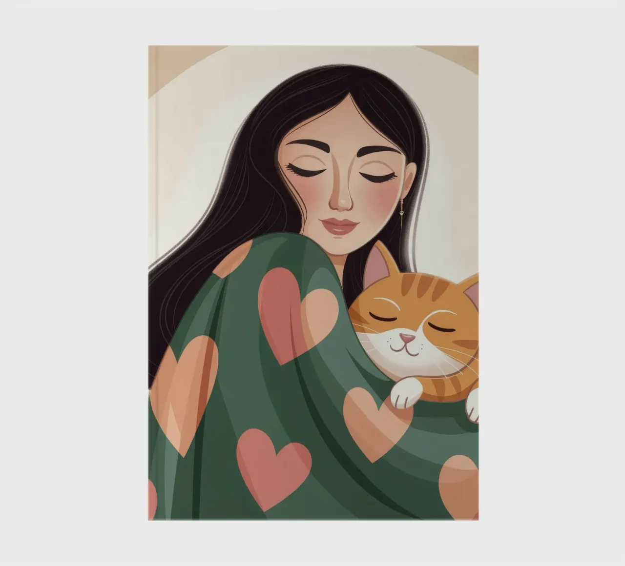 Chaleur de chat douillet carnet de notes de Color Oblivion