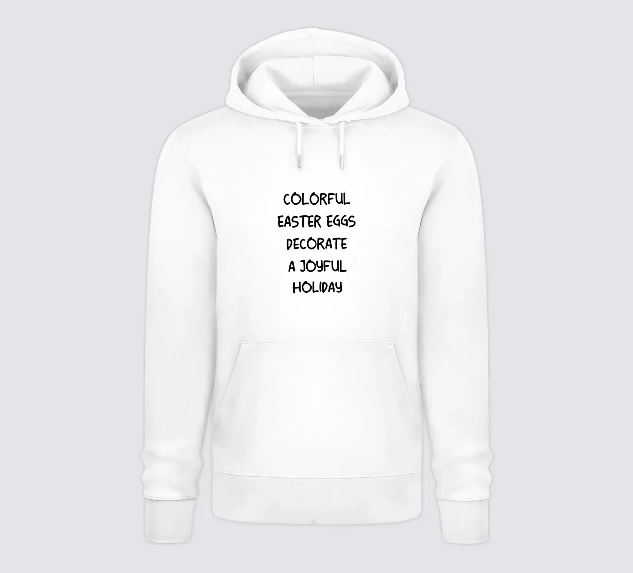 Huevos de Pascua de colores para unas fiestas alegres sudadera con capucha de YV TYPOGRAPHY