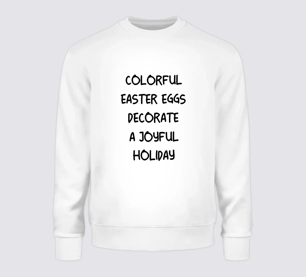 Huevos de Pascua de colores para unas fiestas alegres sudadera de YV TYPOGRAPHY