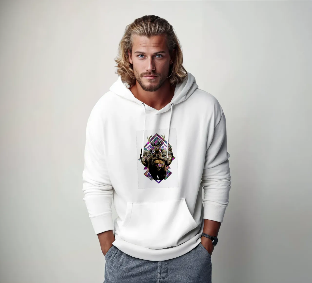 Nanuk felpa con cappuccio da Kris Tate