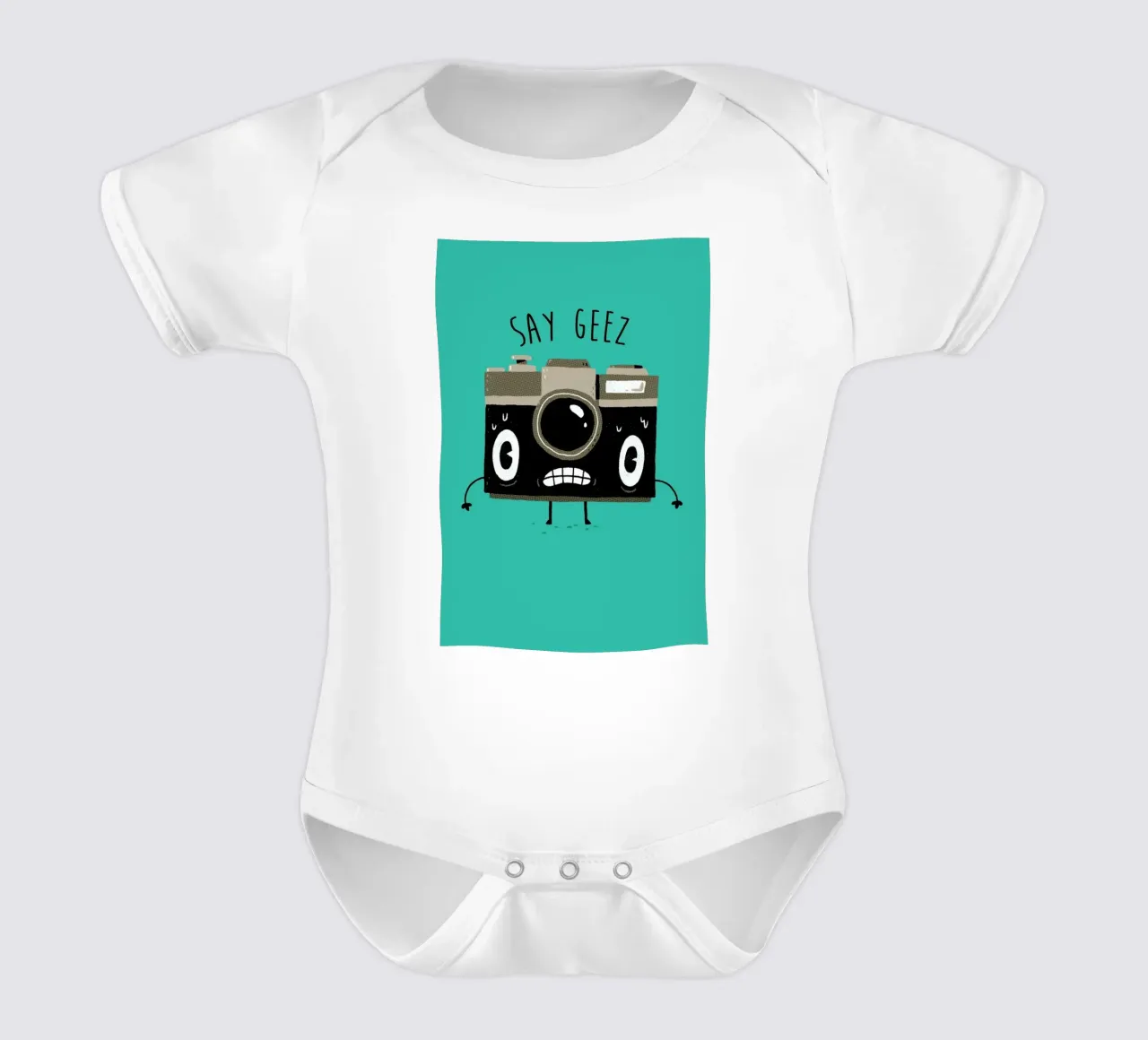 Say Geez babyrompertje korte mouwen van DinoMike