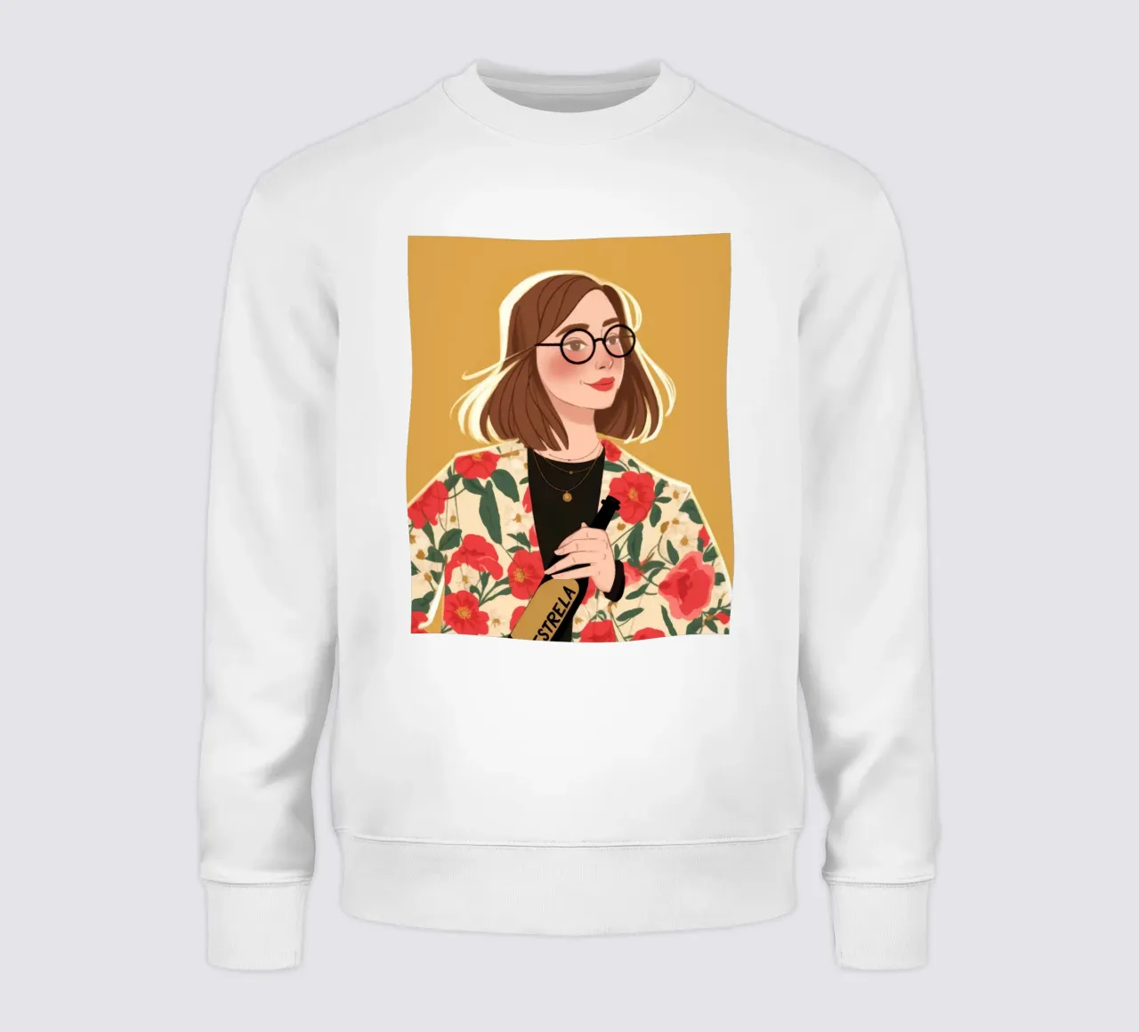 Sofisticatezza floreale chic felpa da Color Oblivion